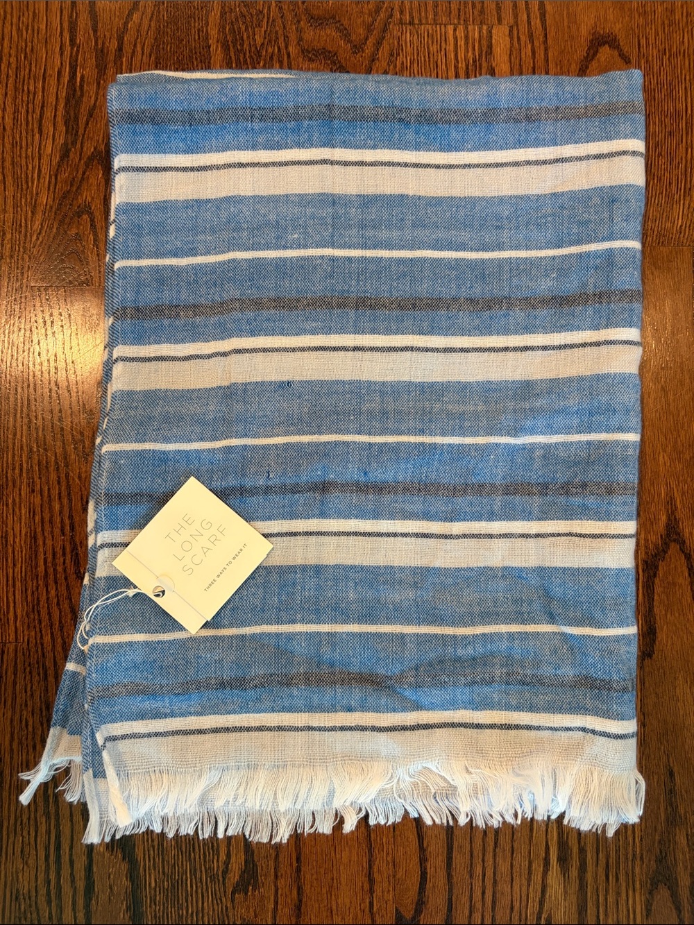 Oversized Loft Striped Scarf